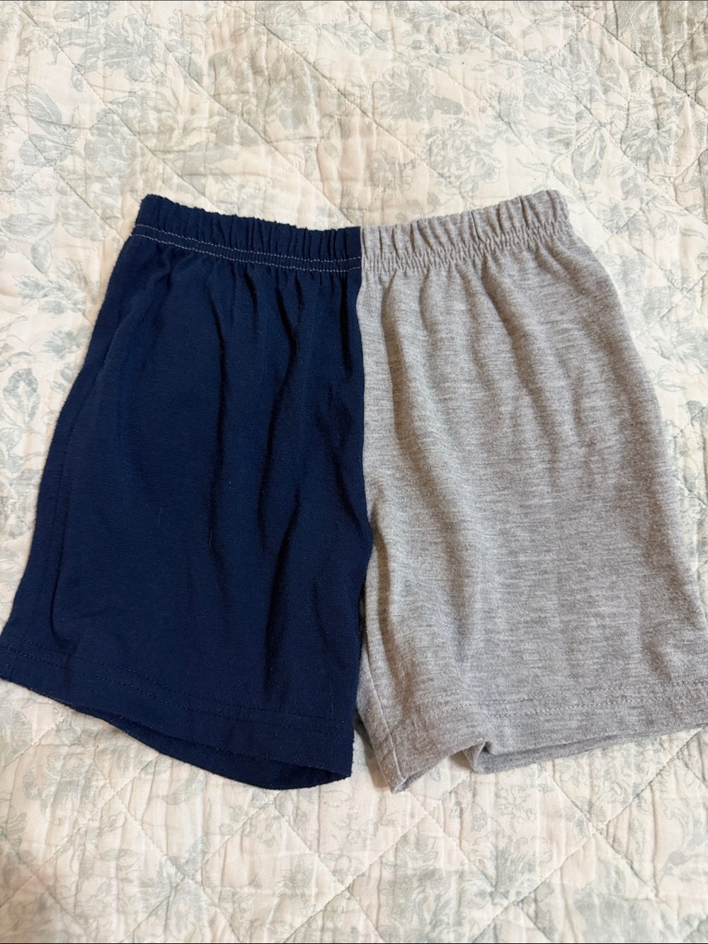 Carter's Two-Tone Navy and Gray Kids Shorts
